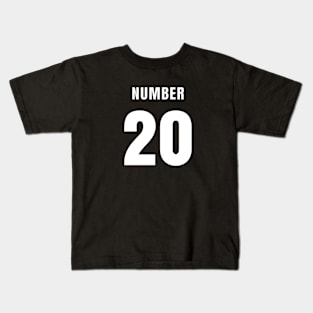 NUMBER 20 FRONT-PRINT Kids T-Shirt